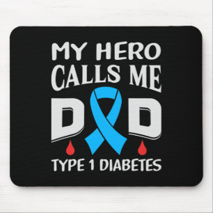 Tapis De Souris T1d Diabétique Type 1 Sensibilisation au diabète P