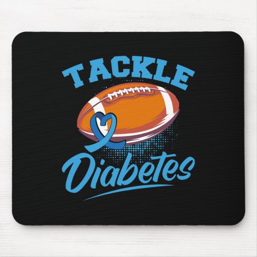 Tapis De Souris T1D Guerrier Sensibilisation au diabète Lutte cont (Devant)