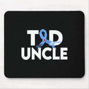 Tapis De Souris T1D Oncle Type 1 Sensibilisation au diabète Insult