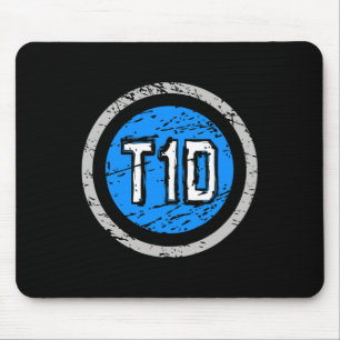 Tapis De Souris T1D Type 1 Superhero Emblème Sensibilisation au di