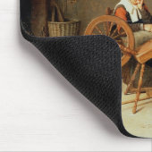 Tapis De Souris T31883 un intérieur avec dame âgée à une rotation (Coin)