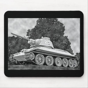 Tapis De Souris T-34 réservoir russe, mémorial soviétique, Berl