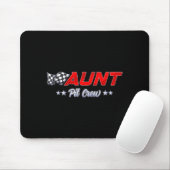 Tapis De Souris T Crew Aunt Race Car Family Matching Racing Birthd (Avec souris)