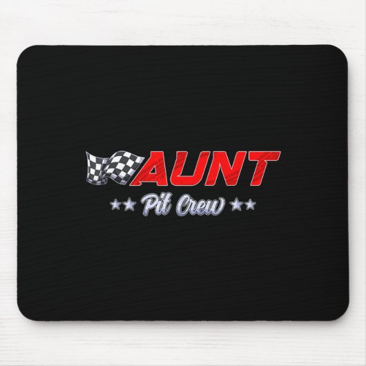 Tapis De Souris T Crew Aunt Race Car Family Matching Racing Birthd (Devant)