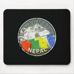 Tapis De Souris T Népal Mont Everest Sagarmatha Escalade de Montag