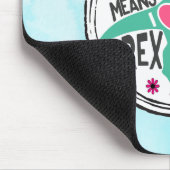 Tapis De Souris T-Rex dans un Top Hat Rawr signifie que je t'aime  (Coin)