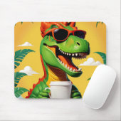 Tapis De Souris T-Rex Dinosaur Drôle (Avec souris)