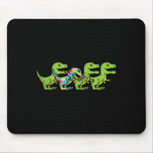 Tapis De Souris T-Rex Dinosaures Puzzle Dino Sensibilisation sur l