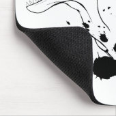 Tapis De Souris T-Rex (noir et blanc) (Coin)