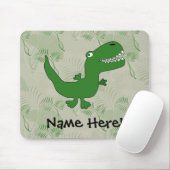 Tapis De Souris T-Rex Tyrannosaurus Rex Dinosaur Cartoon Enfants G (Avec souris)