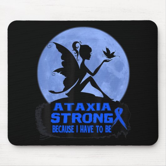 Tapis De Souris T-shirt Ataxia Awareness21 (Devant)