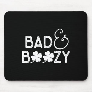 Tapis De Souris T-shirt D et Boozy Drôle de la Saint-Patrick Boire