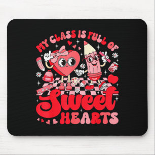 Tapis De Souris T-shirt de la Saint-Valentin pour enseignant Mon C