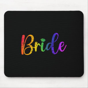 Tapis De Souris T-shirt de mariage gay lesbienne LGBT pour l'enter