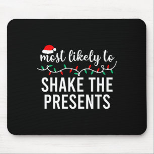 Tapis De Souris T-shirt de Noël assorti pour famille «Plus suscept