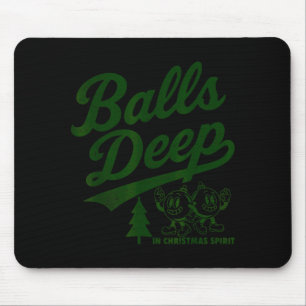 Tapis De Souris T-shirt de Noël drôle pour adultes, Deep In Christ