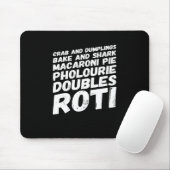 Tapis De Souris T-shirt de Trinité-et-Tobago (Avec souris)