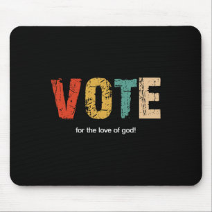 Tapis De Souris T-shirt drôle anti-Trump - Cadeau contre Trump