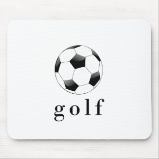 Tapis De Souris T-Shirt drôle de sport Balle de Football Golf