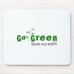 Tapis De Souris T Shirt Enfants Allez Vert Sauver Notre Terre