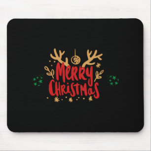 Tapis De Souris T Shirt Enfants Ramure de Renne Noël Joyeux