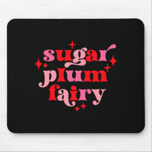 Tapis De Souris T Shirt Fées Sugar Plum Art Textuel Fairycore Fill
