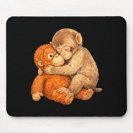 Tapis De Souris T-shirt graphique Monkey punch (Devant)
