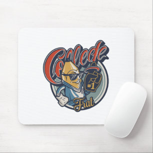 Tapis De Souris T-shirt graphique rétro drôle de banane de confrér