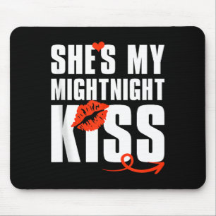 Tapis De Souris T-shirt Homme Elle est mon baiser de minuit Bonne