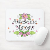 Tapis De Souris T-shirt impressionnant de Mamaw (Avec souris)