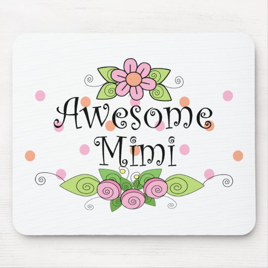 Tapis De Souris T-shirt Mimi impressionnant (Devant)