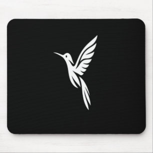 Tapis De Souris T-shirt minimaliste pour observateur de colibris s