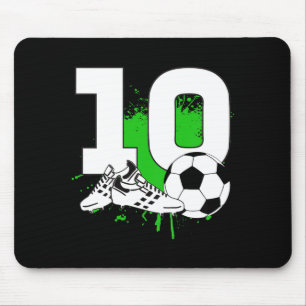 Tapis De Souris T-shirt pour garçons de 10 ans pour anniversaire d