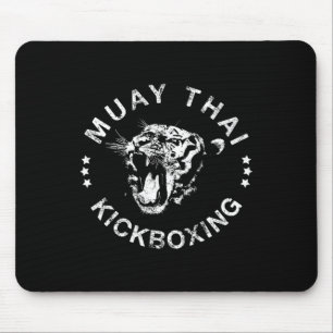Tapis De Souris T Shirt Tiger de Muay Thai Kickboxing 