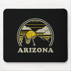 Tapis De Souris T Shirt Vintage Arizona Az Randonnée Montagnes Tee