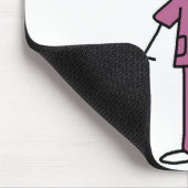 Tapis De Souris T-shirts blond Female Figure Infirmière (Coin)