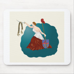 Tapis De Souris T-shirts de drapeau de San Jacinto