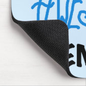 Tapis De Souris T-shirts et cadeaux bleus totalement (Coin)