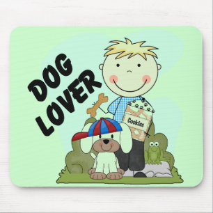 Tapis De Souris T-shirts et cadeaux blonds de garçon d'amoureux