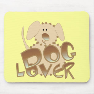 Tapis De Souris T-shirts et cadeaux d'amoureux des chiens de Brown
