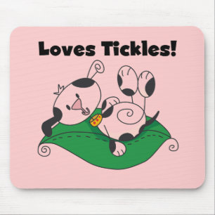 Tapis De Souris T-shirts et cadeaux de chatouillements d'amours