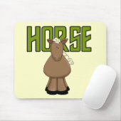 Tapis De Souris T-shirts et cadeaux de cheval (Avec souris)