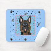 Tapis De Souris T-shirts et cadeaux de chien de berger allemand (Avec souris)