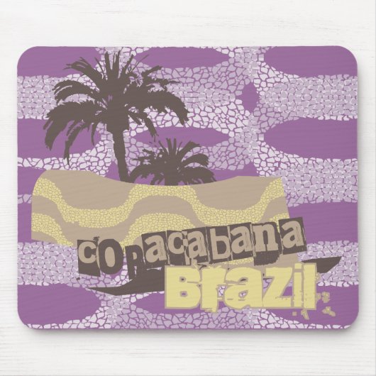 Tapis De Souris T-shirts et cadeaux de Copacabana (Devant)