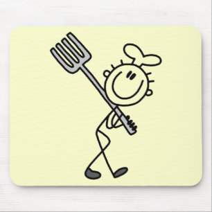 Tapis De Souris T-shirts et cadeaux de cuisinier bonhomme allumett