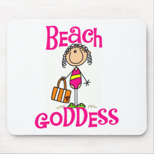 Tapis De Souris T-shirts et cadeaux de déesse de plage