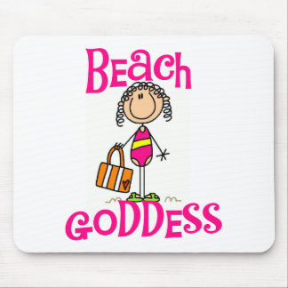 Tapis De Souris T-shirts et cadeaux de déesse de plage