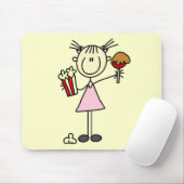 Tapis De Souris T-shirts et cadeaux de maïs éclaté et de sucrerie (Avec souris)