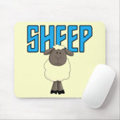 Tapis De Souris T-shirts et cadeaux de moutons (Avec souris)