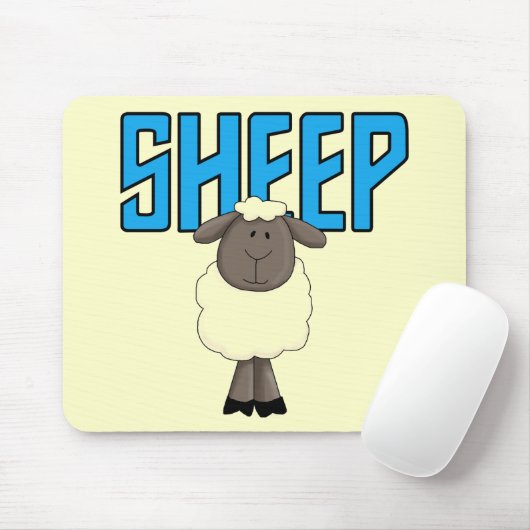 Tapis De Souris T-shirts et cadeaux de moutons (Avec souris)